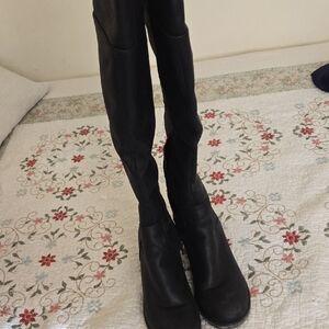 Chic Black Over the Knee Boots